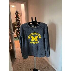 University of Michigan Wolverines Crewneck Sweatshirt by Blue 84 Size Large